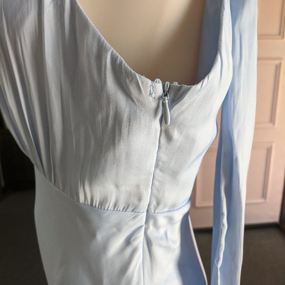 NWT SCARF NECK BACKLESS DRESS  SIZE 10 - Picture 10 of 12